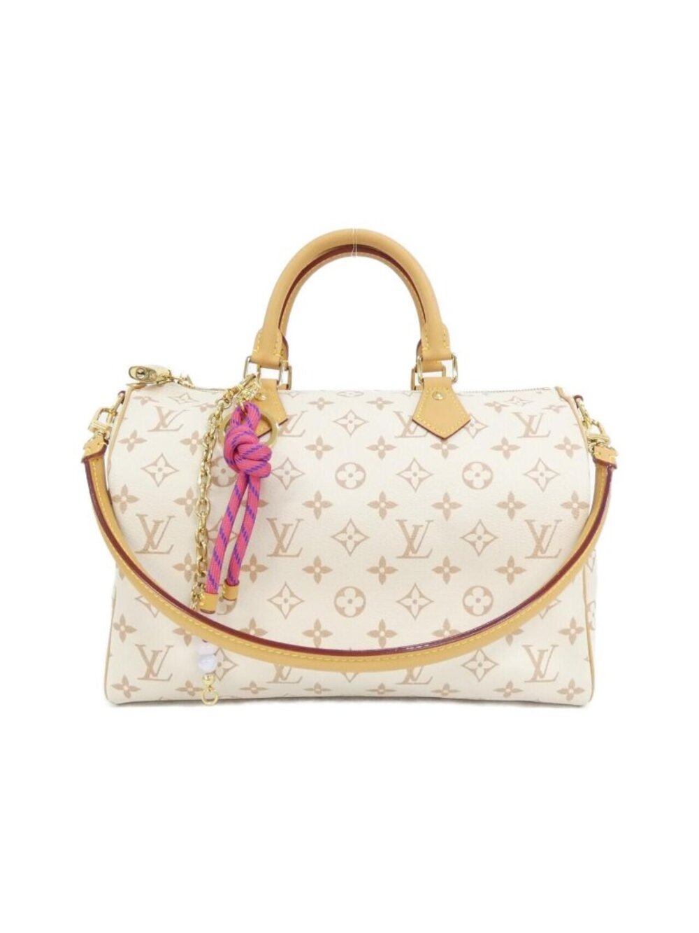 Louis Vuitton Monogram Dune Speedy Soft Lucky 30 Boston Bag